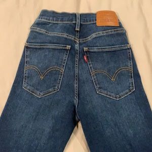 Levi’s mile high super skinny denims